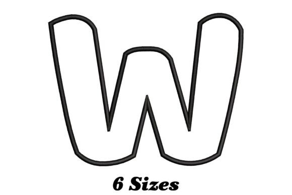 Alphabet Letter W Outline Embroidery Review for Real Projects