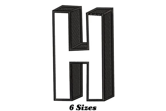 Elegant Letter H: A Seasonal Embroidery Design Review