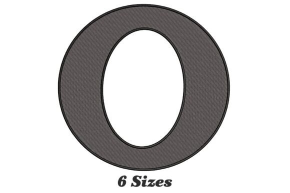 Elegant Letter O: A Versatile Embroidery Design for Personalized Gifts