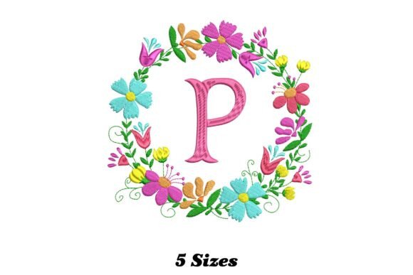 Flower Alphabet Letter P Review