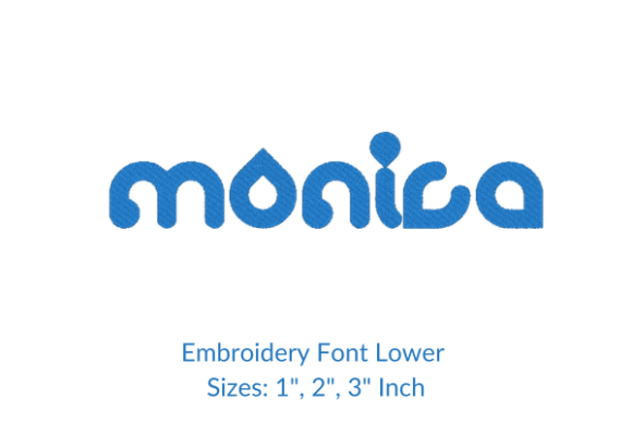 Monica Font: A Versatile Embroidery Design