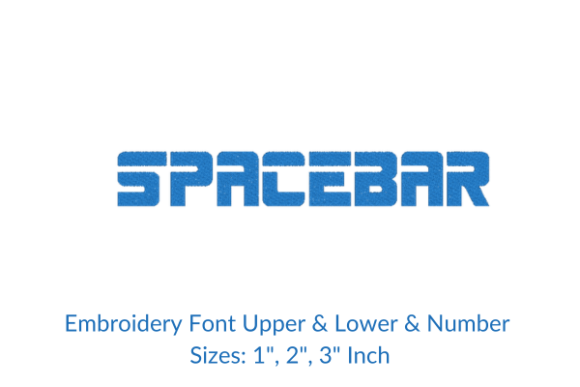 Space Bar Font Embroidery Design Review