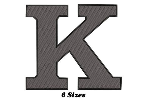 Stylish Letter K Review for Personalized Embroidery Gifts