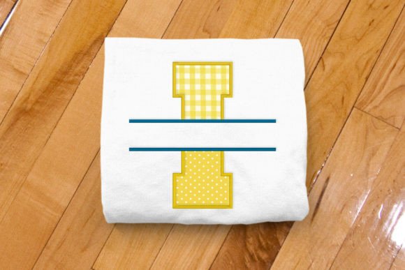 Varsity Letter I Split Applique
